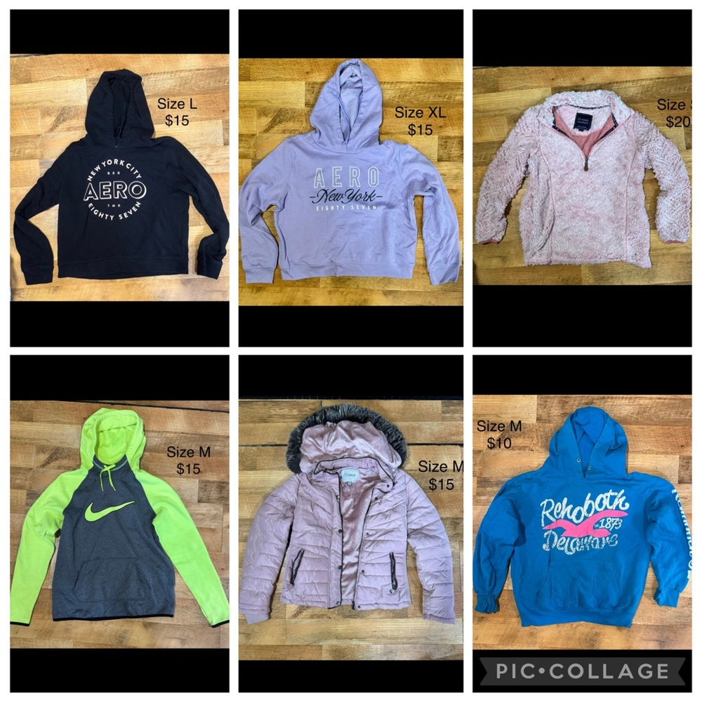 ‼️SALE‼️ LOT OF WOMENS HOODIES/JACKETS